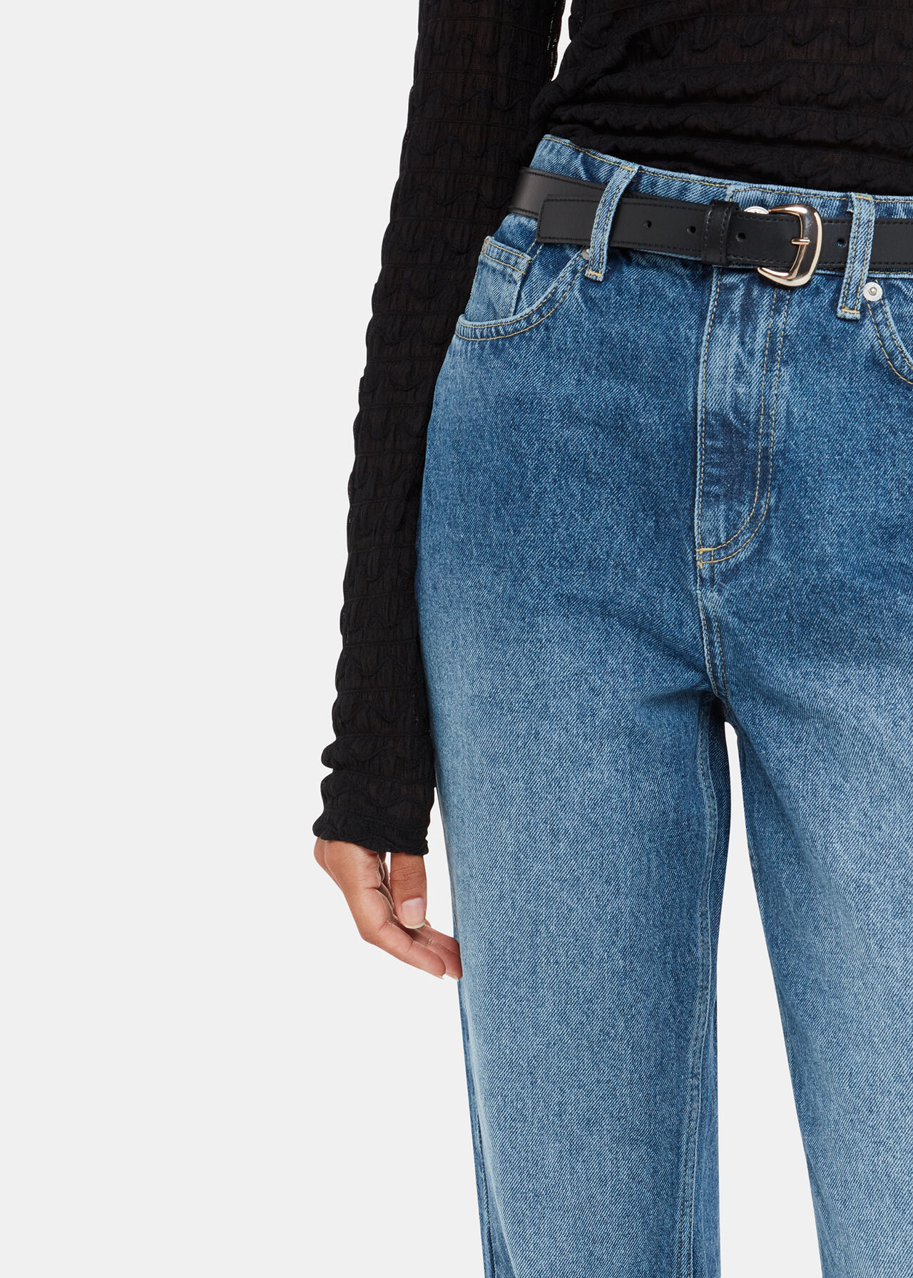 Straight Leg Full Length Jean